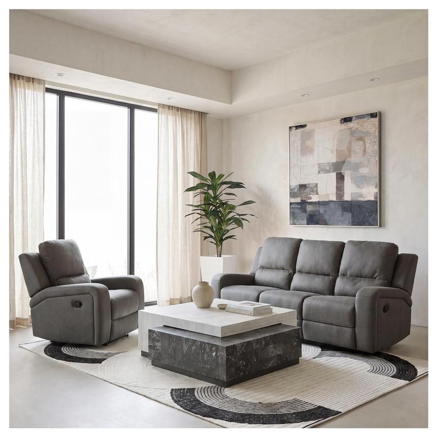 Pearl Dark Reclining Sofa alternate image, 2 of 11 images.