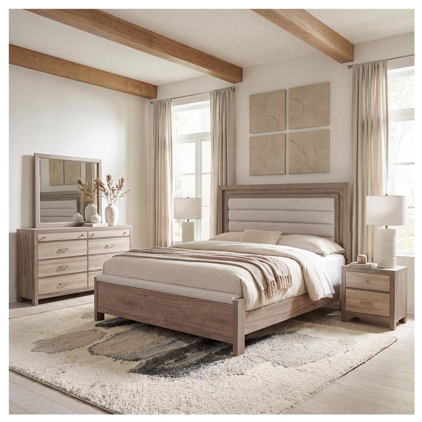 Camillia Queen Panel Bed alternate image, 2 of 9 images.