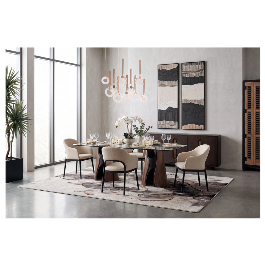 Elani Rectangular Dining Table  alternate image, 2 of 6 images.
