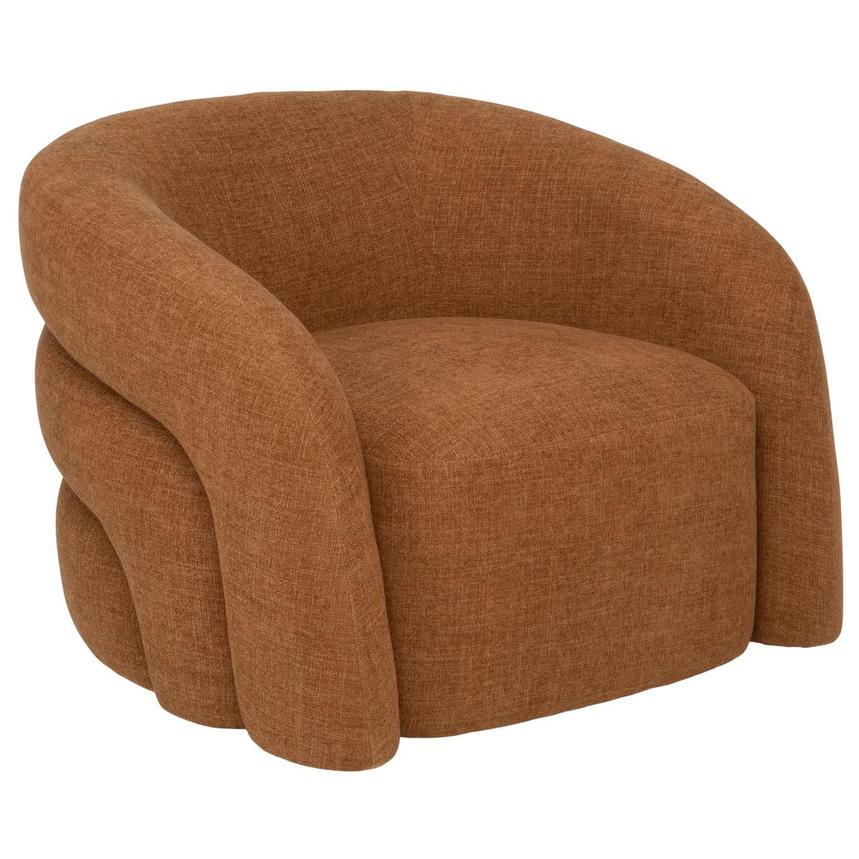 Sandie Rust Swivel Accent Chair alternate image, 2 of 8 images.