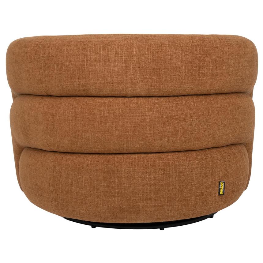 Sandie Rust Swivel Accent Chair  alternate image, 4 of 8 images.