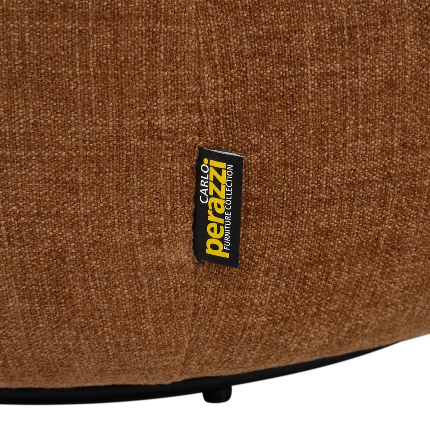 Sandie Rust Swivel Accent Chair alternate image, 9 of 9 images.