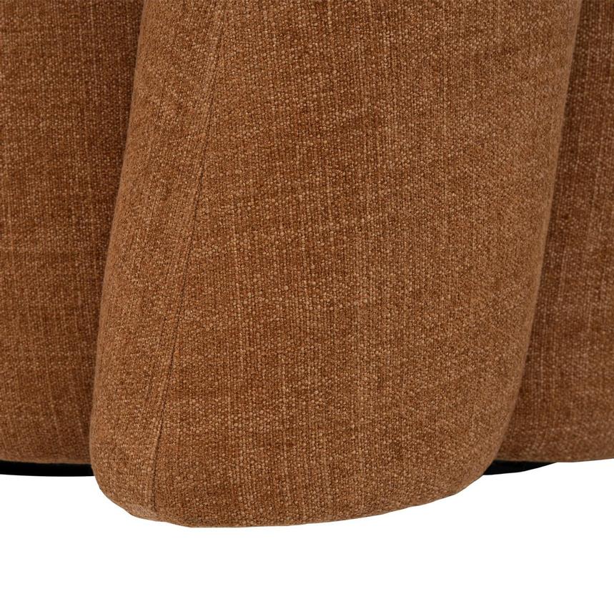 Sandie Rust Swivel Accent Chair alternate image, 7 of 8 images.