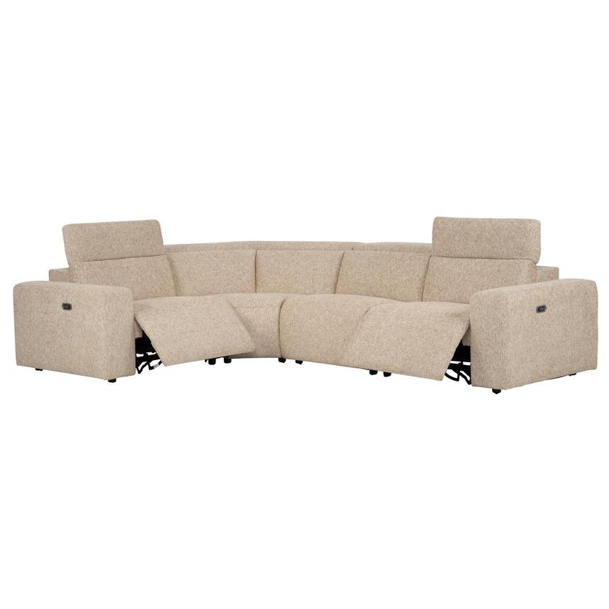 Canvas Power Reclining Sectional with 4PCS/2PWR alternate image, 2 of 9 images.
