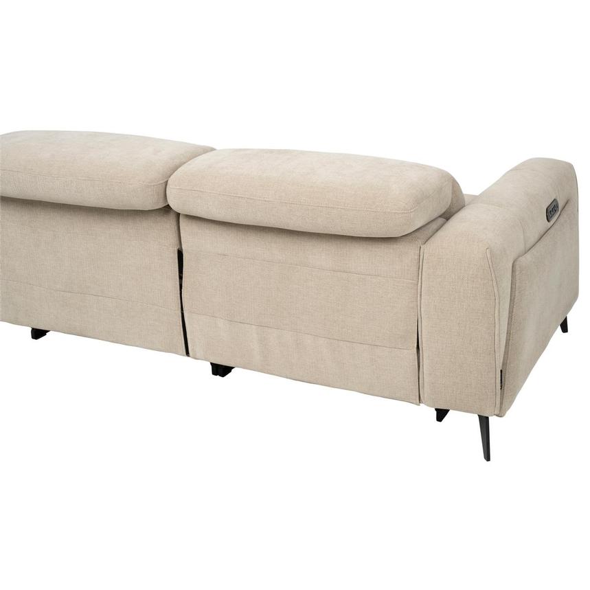 Luke Beige Power Reclining Sectional with 5PCS/2PWR alternate image, 4 of 10 images.