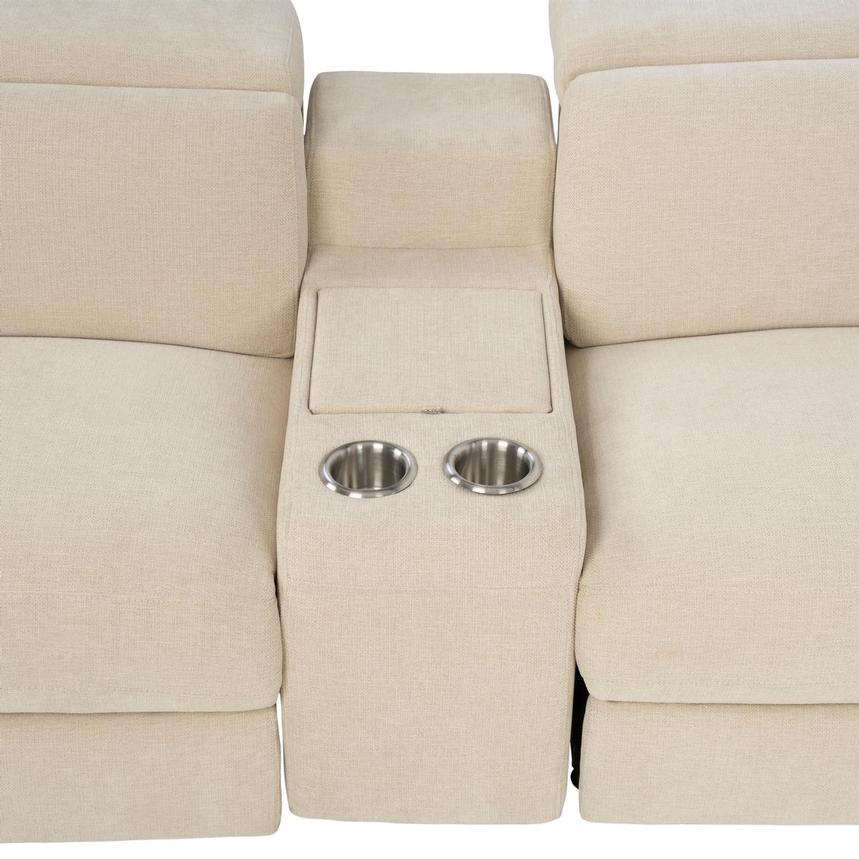 Jameson Beige Power Reclining Sectional with 6PCS/3PWR alternate image, 9 of 13 images.