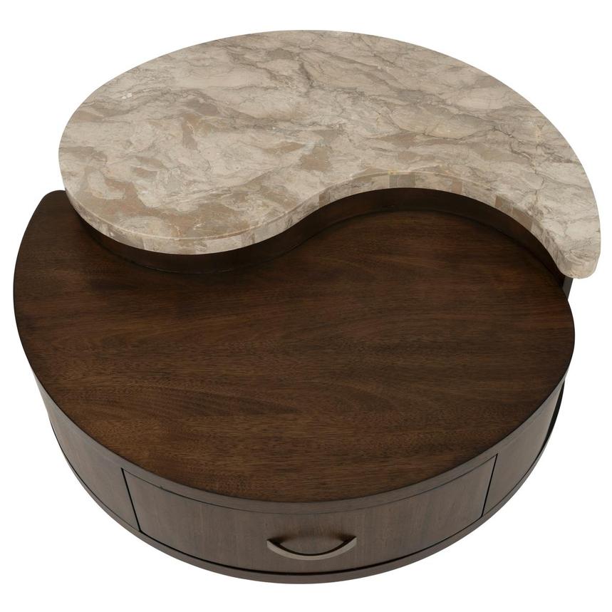 Yin-Yang Coffee Table w/Casters  alternate image, 7 of 15 images.