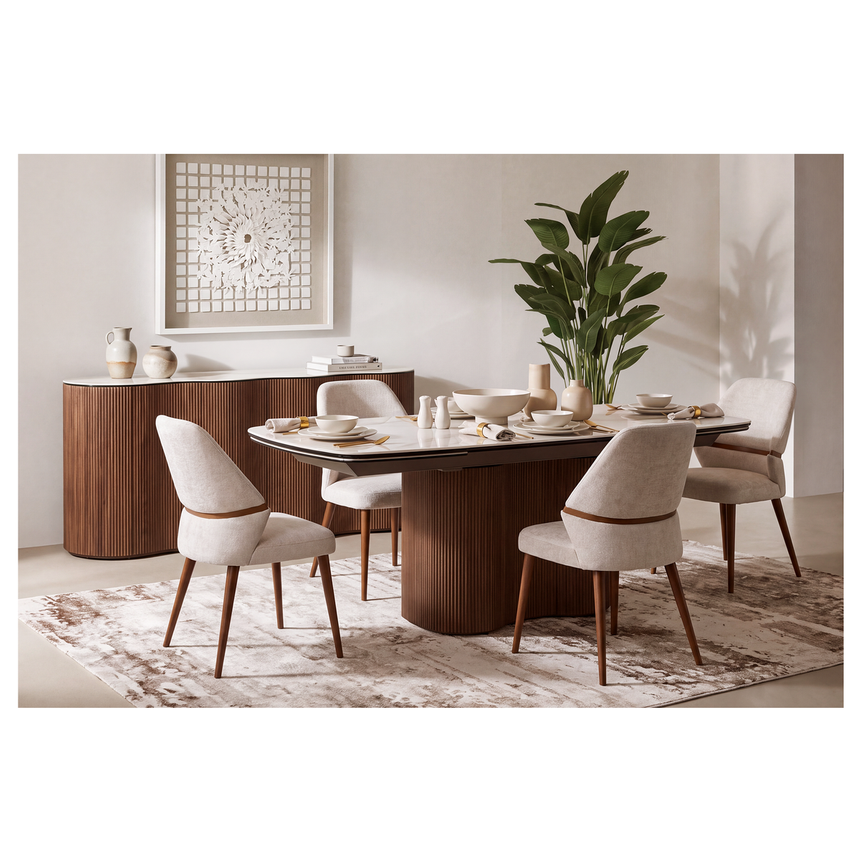 Elenora 5-Piece Dining Set alternate image, 2 of 4 images.