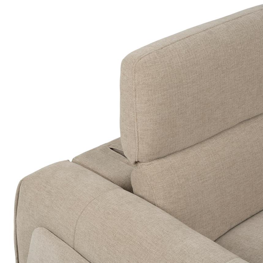 Luke Beige Power Reclining Sectional with 4PCS/2PWR alternate image, 4 of 9 images.