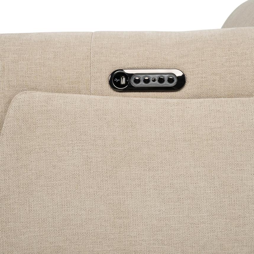 Luke Beige Power Reclining Sectional with 5PCS/2PWR alternate image, 9 of 10 images.