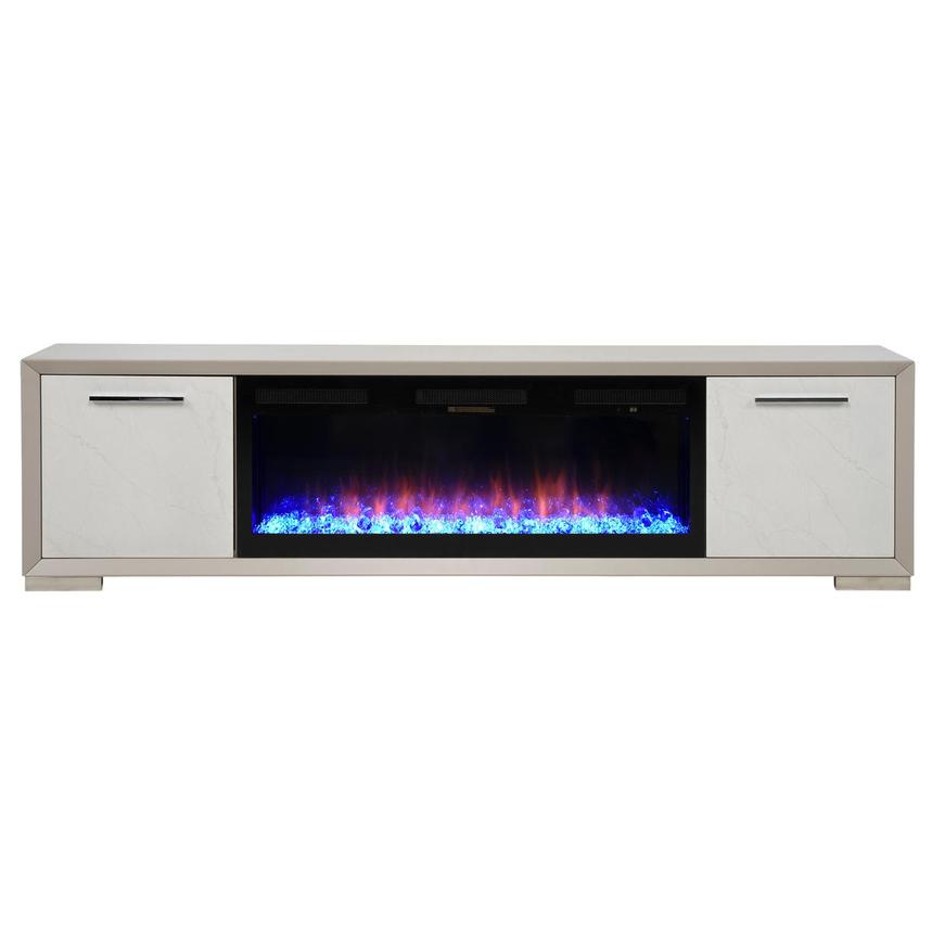 Kaia Gray/Carrara Electric Fireplace w/Remote Control alternate image, 2 of 11 images.