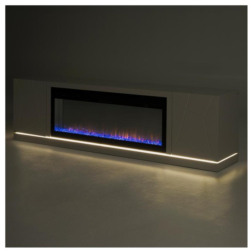 Tessa Gray Electric Fireplace w/Light alternate image, 2 of 11 images.