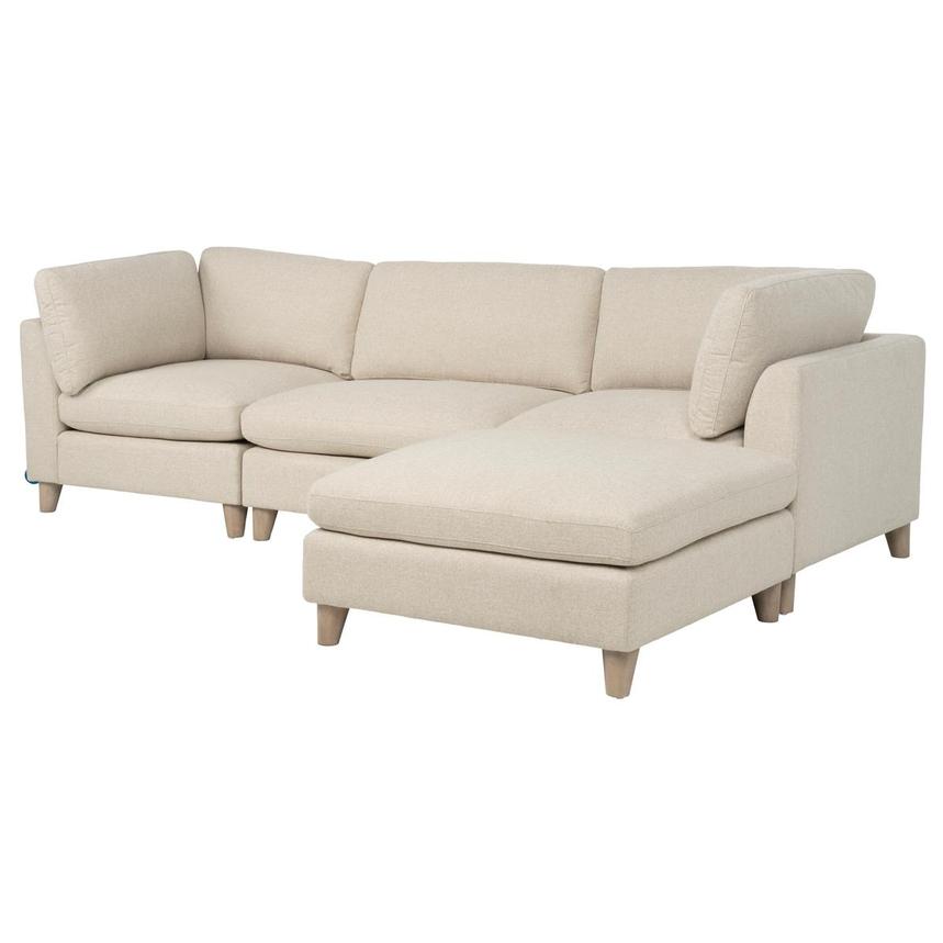 Wetherly 4PC Sectional Sofa w/Ottoman alternate image, 2 of 7 images.