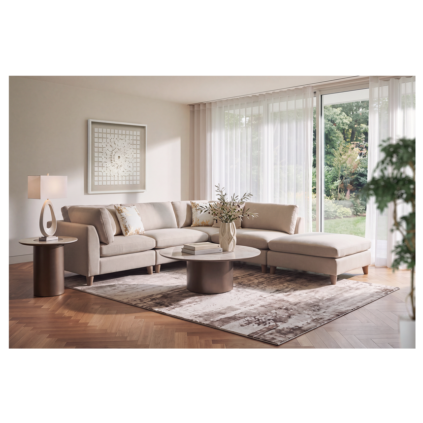 Wetherly Sectional Sofa w/Ottoman  alternate image, 2 of 7 images.