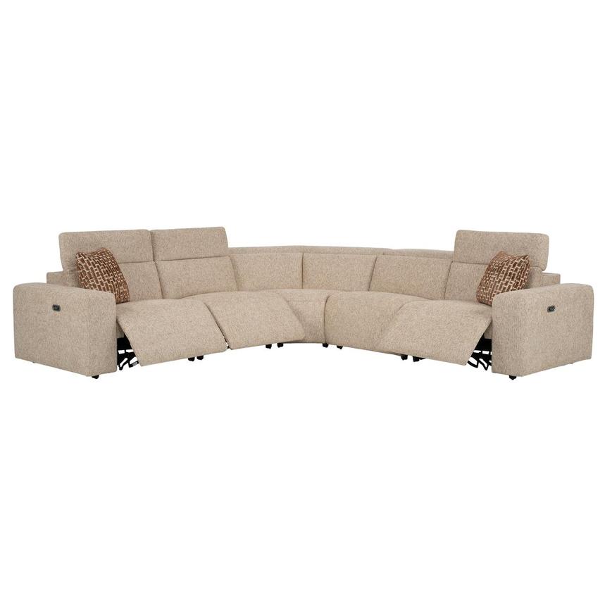Canvas Power Reclining Sectional with 5PCS/3PWR alternate image, 2 of 10 images.