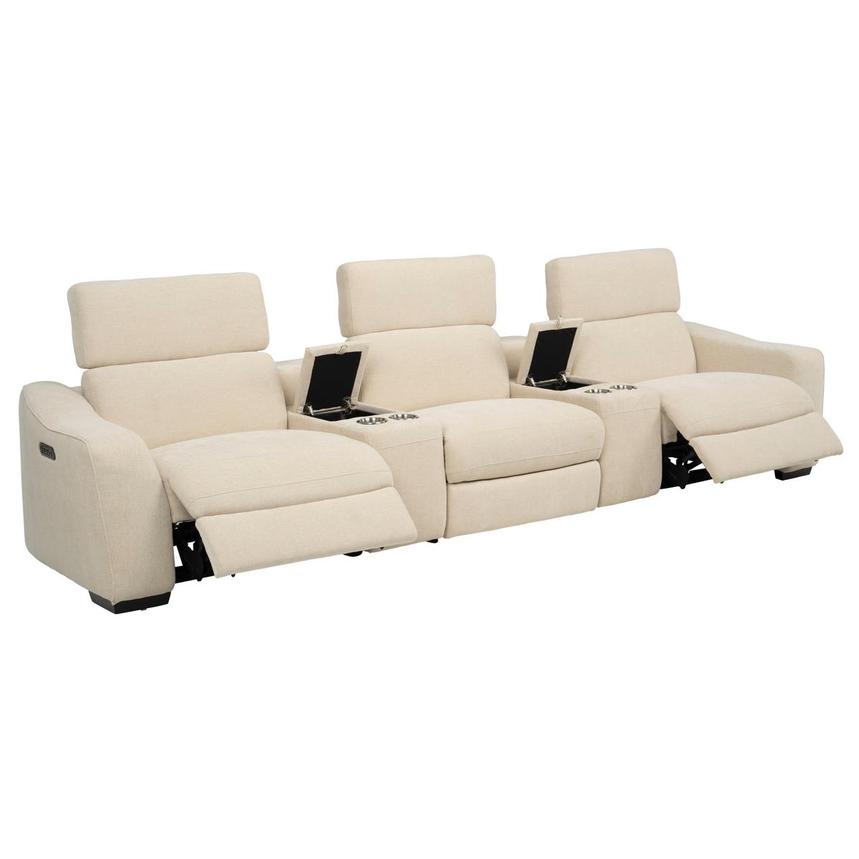 Jameson Beige Home Theater Seating with 5PCS/2PWR  alternate image, 4 of 12 images.