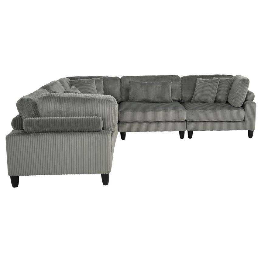 Cape Gray Sectional Sofa 5PC  alternate image, 2 of 10 images.