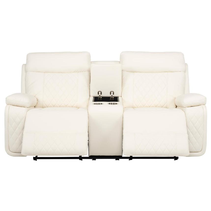 Maddox White Reclining Loveseat alternate image, 2 of 12 images.