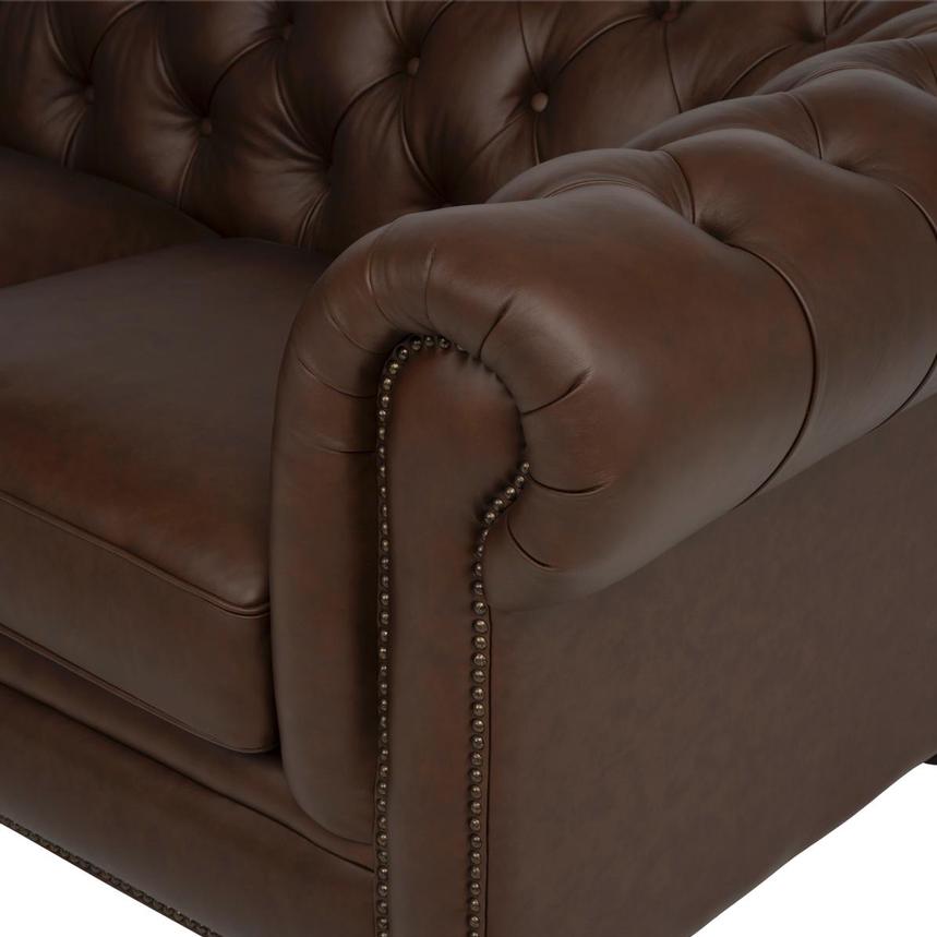 Regency Leather Sofa alternate image, 7 of 8 images.