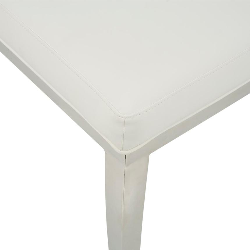 Savoy White Polished Side Chair alternate image, 7 of 8 images.