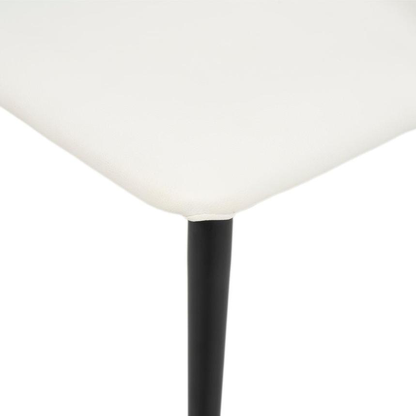 Tori White/Black Side Chair  alternate image, 7 of 8 images.