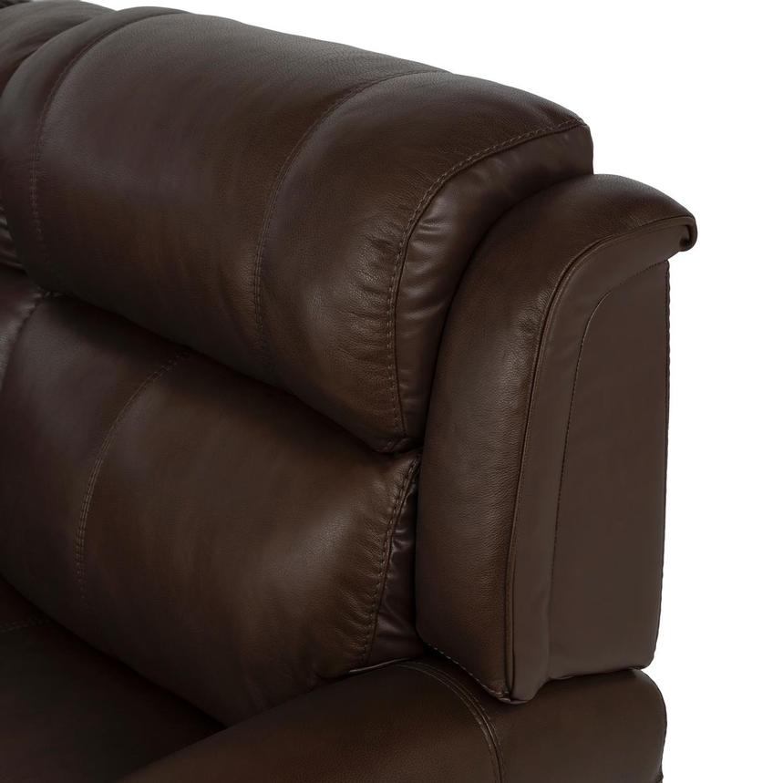 Bruno Brown Home Theater Leather Seating with 5PCS/3PWR alternate image, 9 of 13 images.