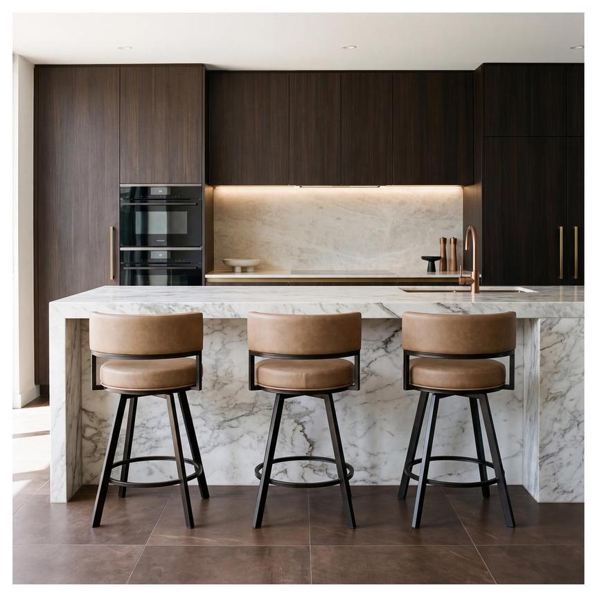 Bennet Beige Counter Stool alternate image, 2 of 7 images.