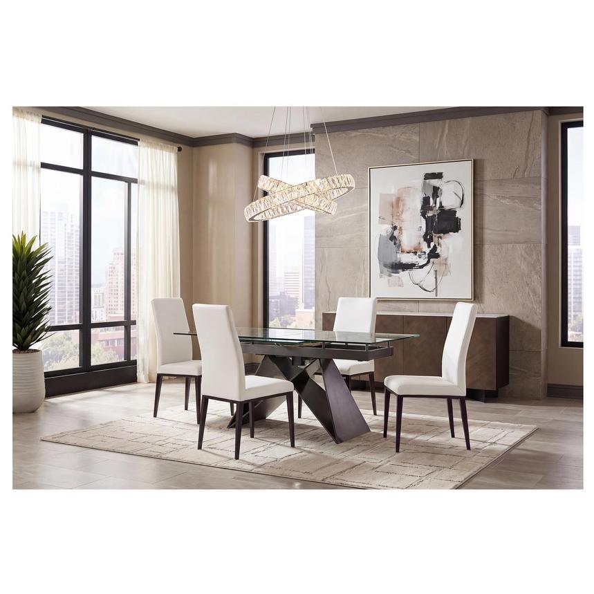 Black Water/Axis White 5-Piece Dining Set  alternate image, 2 of 4 images.