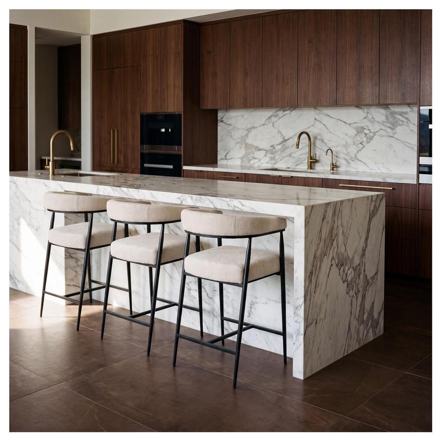 Celine Beige Counter Stool alternate image, 2 of 8 images.