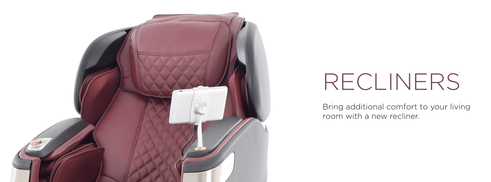 Recliners. Bring additional comfort to your living room with a new recliner.