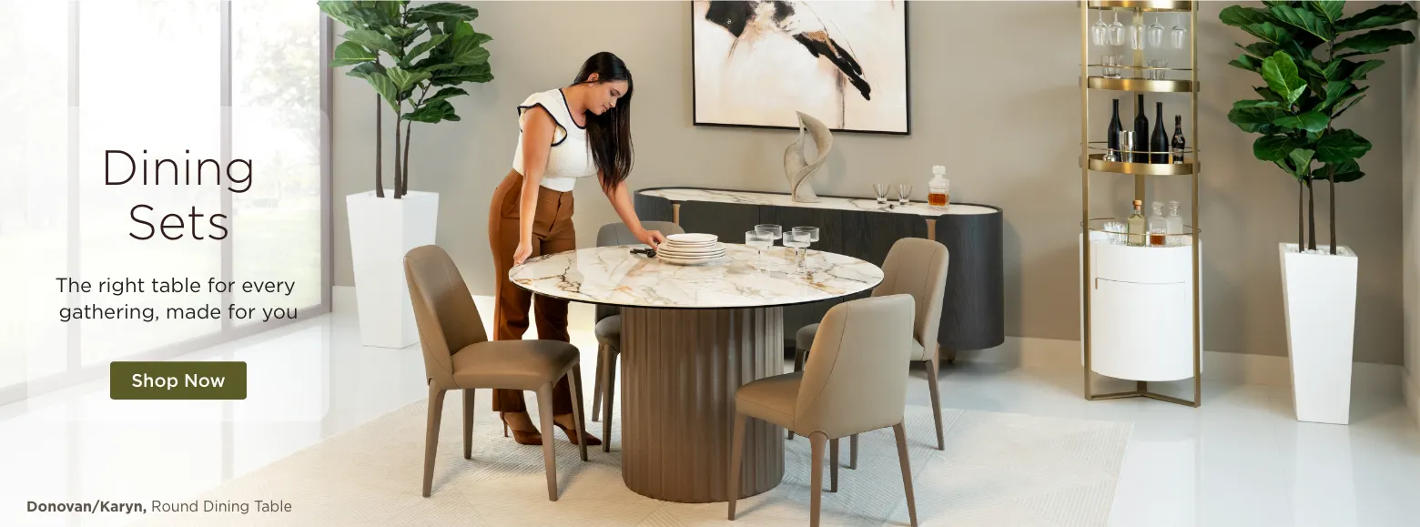 Dining Sets. The right table for every gathering, made for you. Shop Now