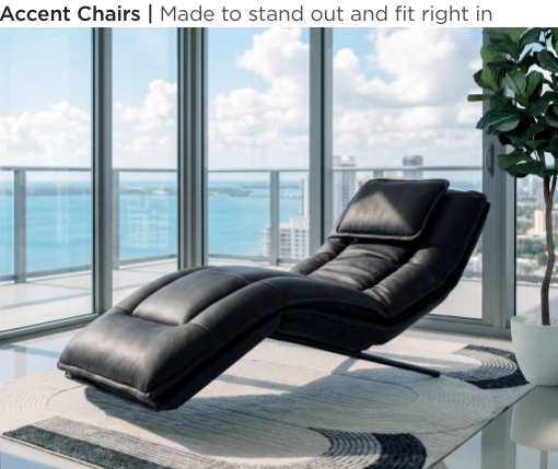 Accent Chairs. Made to stand out and fit right in
