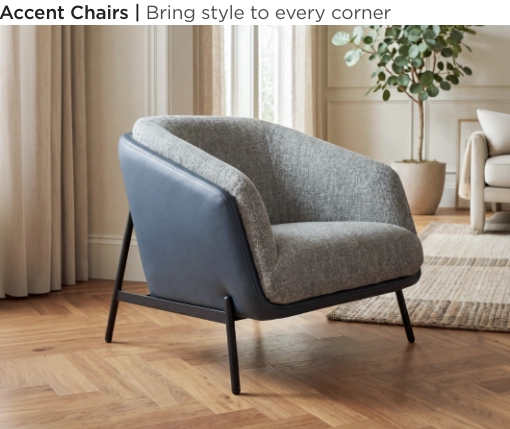 Accent Chairs. Bring style to every corner