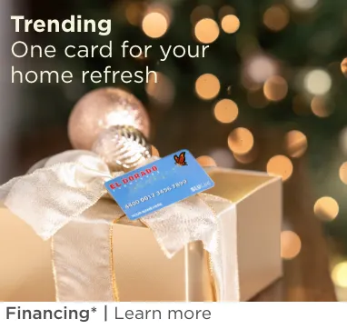 Trending: One card for your home refresh.