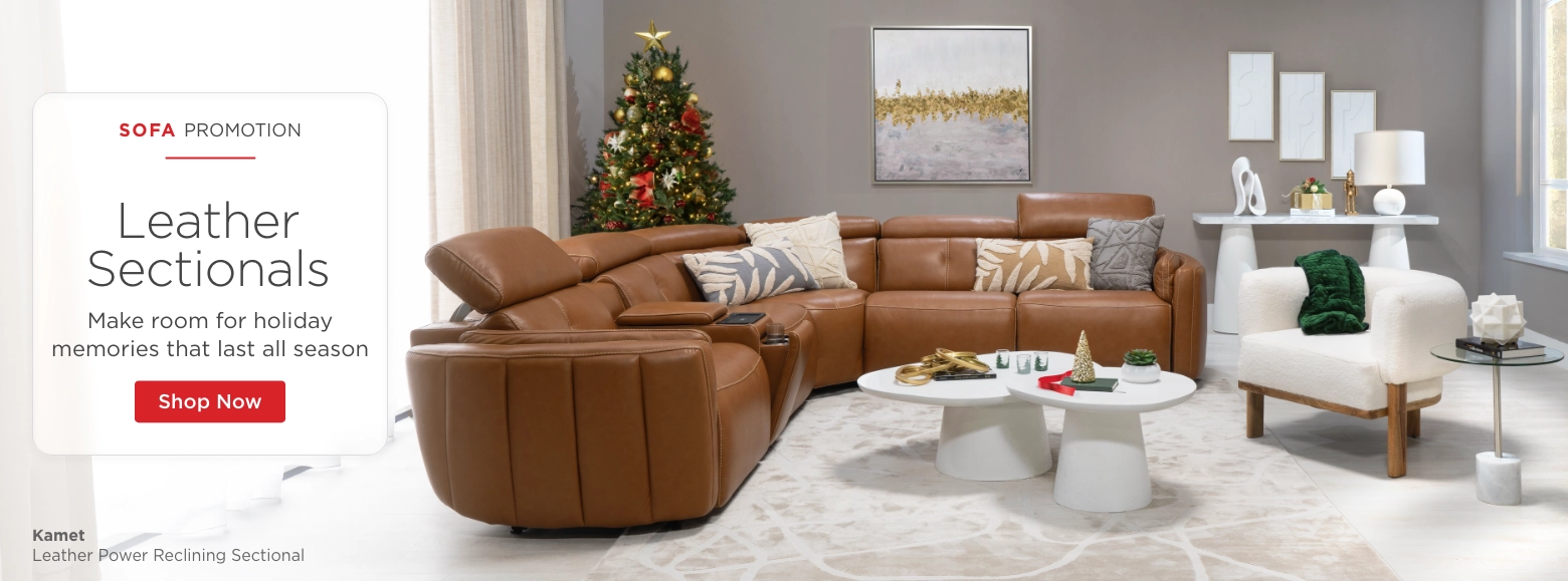Black Friday Sale. Sofa Promotion. Leather Sectionals. Make room for holiday memories that last all season. Shop Now