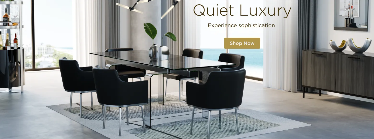 Quiet Luxury. Experience sophistication. Shop Now.