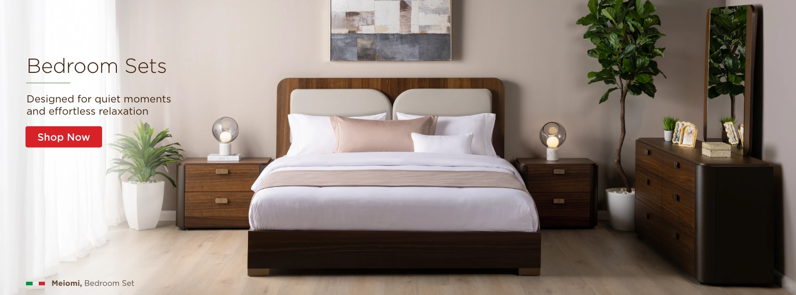 Bedroom Sets. Designed for quiet moments and effortless relaxation. Shop Now.